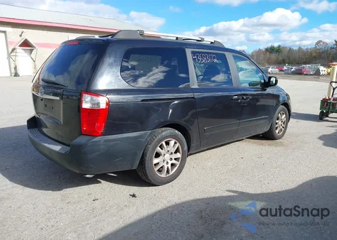 2007 Kia Sedona Ex из США, поврежденный, VIN KNDMB233276159414